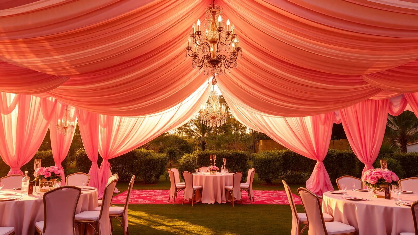 Luxury Pink Marquees